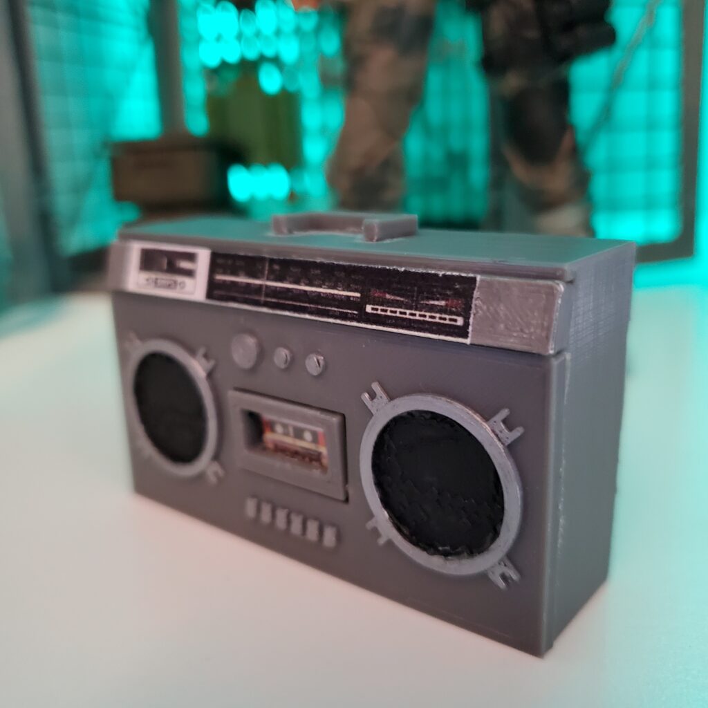 3D printed Ghetto Blaster
