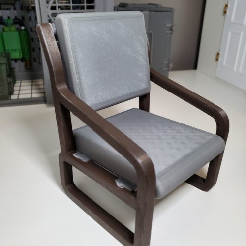 1/12th scale 3D printed chair