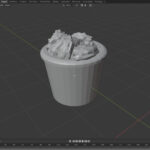 3D print chicken bucket model