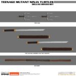 Teenage Mutant Ninja Turtles 2 Sais, 2 Katana Swords and Sheaths, and 1 Bo Staff