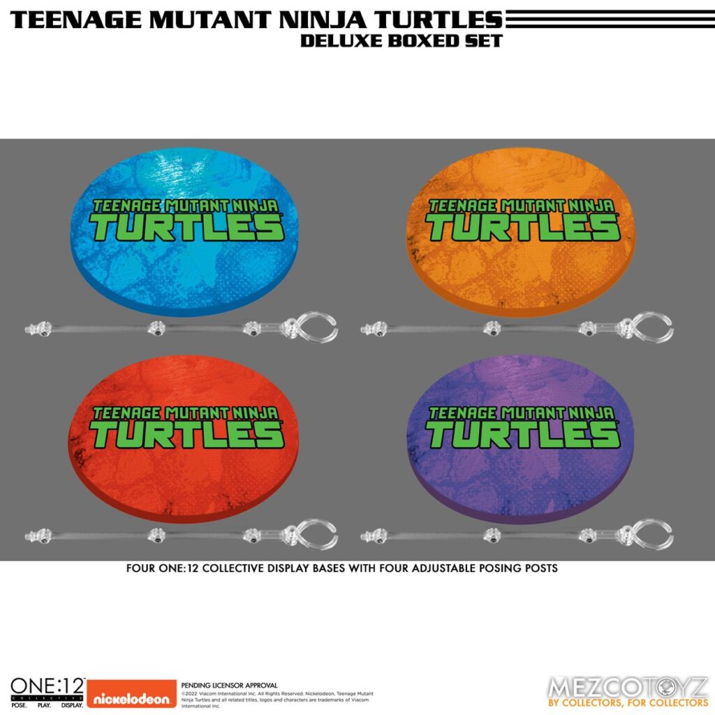 Teenage Mutant Ninja Turtles Base Stands