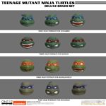 Teenage Mutant Ninja Turtles Interchangeable Head Sculpts
