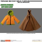 Teenage Mutant Ninja Turtles Hoodie with functioning zipper and Brown Hooded Cloak