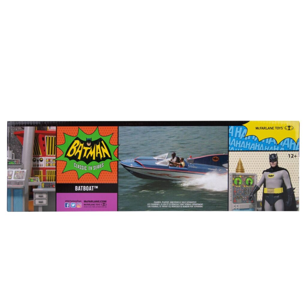 Batman's Batboat boxart - back side