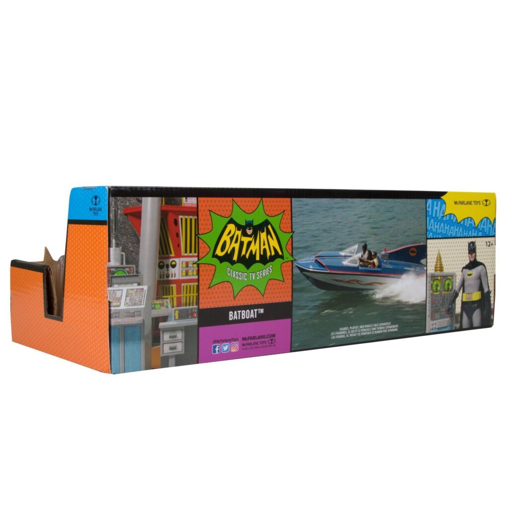 Batman's Batboat boxart - back side