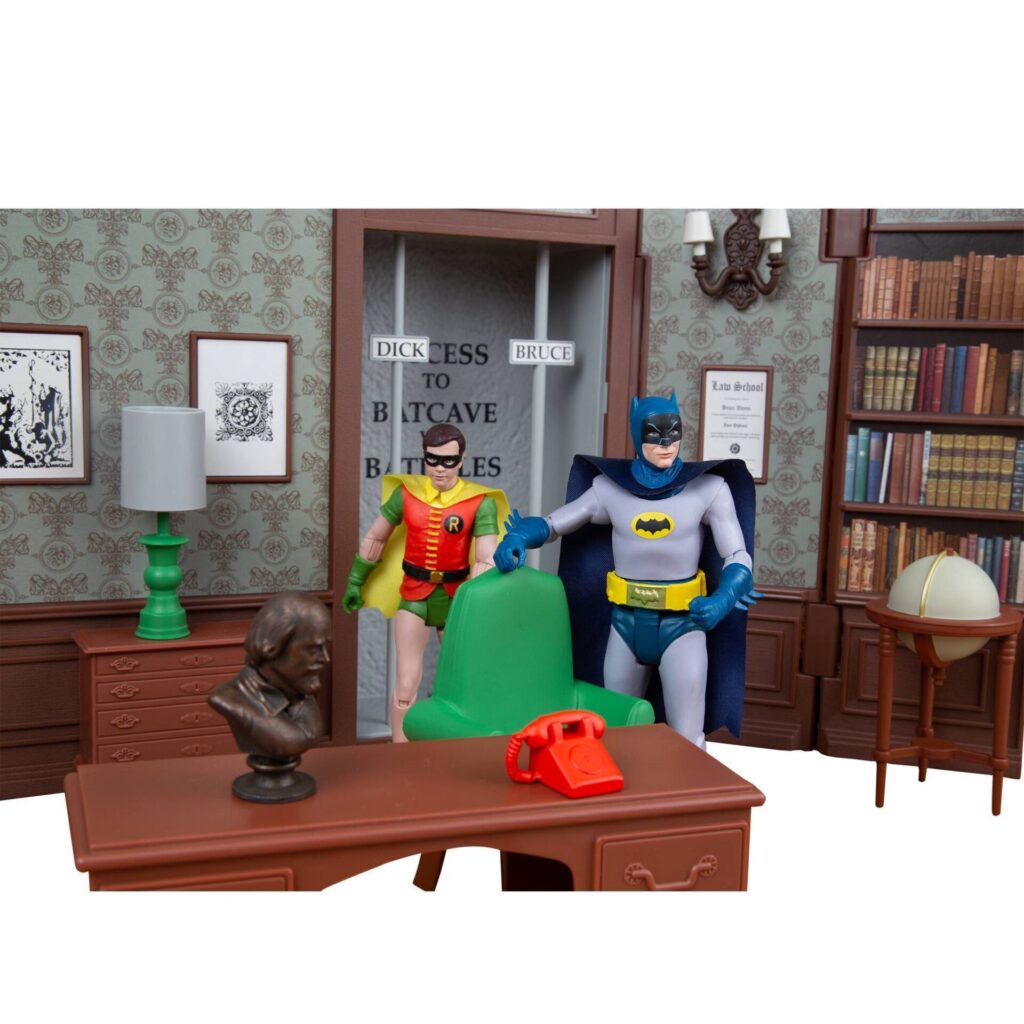 Batman and Robin in Wayne Manor Library