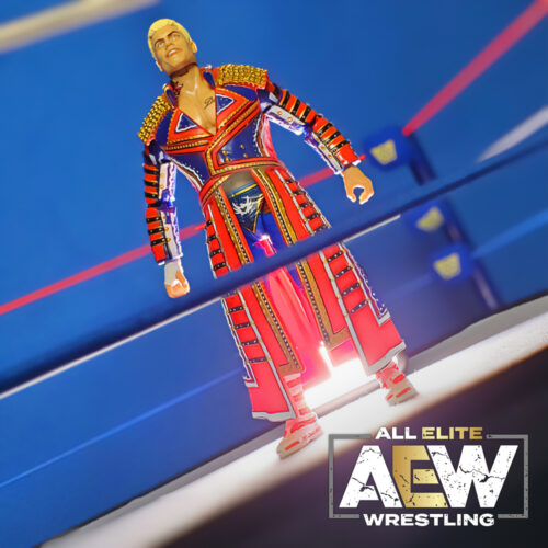 AEW Unrivaled Supreme Collection Cody Rhodes Wrestling Figure