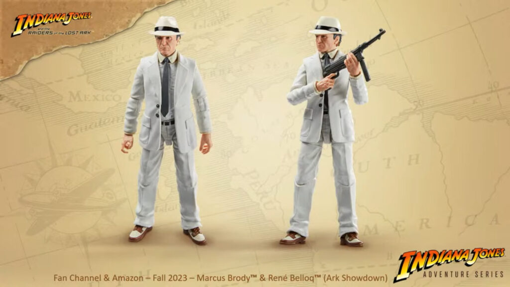 Indiana Jones - Raiders of the Lost Ark - 2 Pack Marcus Brody and Rene Belloq