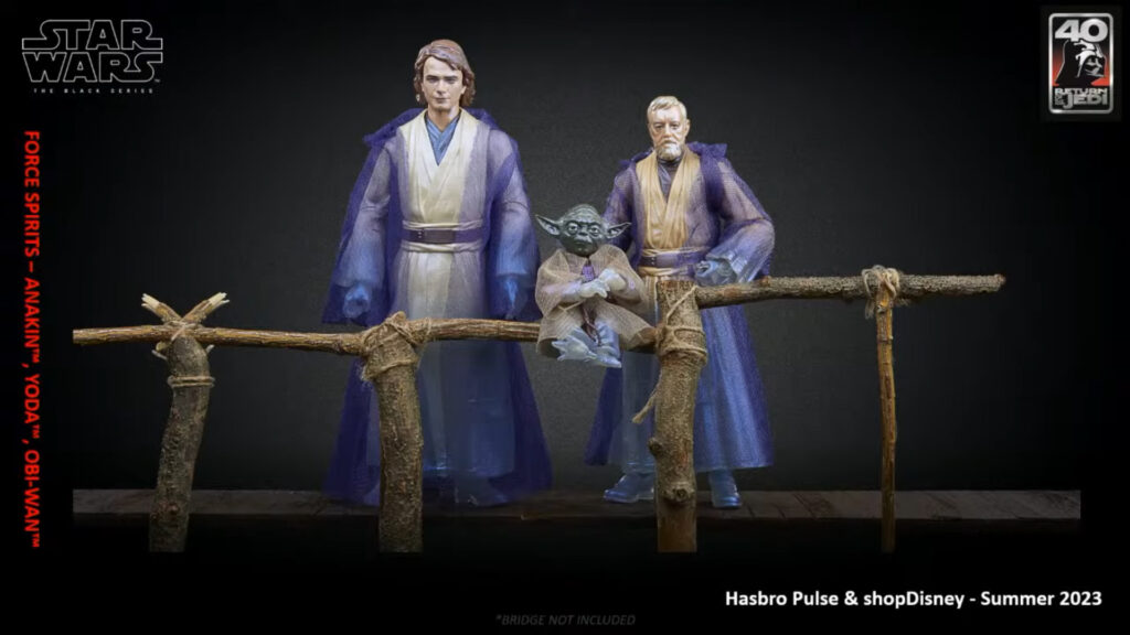 The Black Series ROTJ Force Spirit Pack, Obi-Wan Kenobi, Yoda, Anikan Skywalker