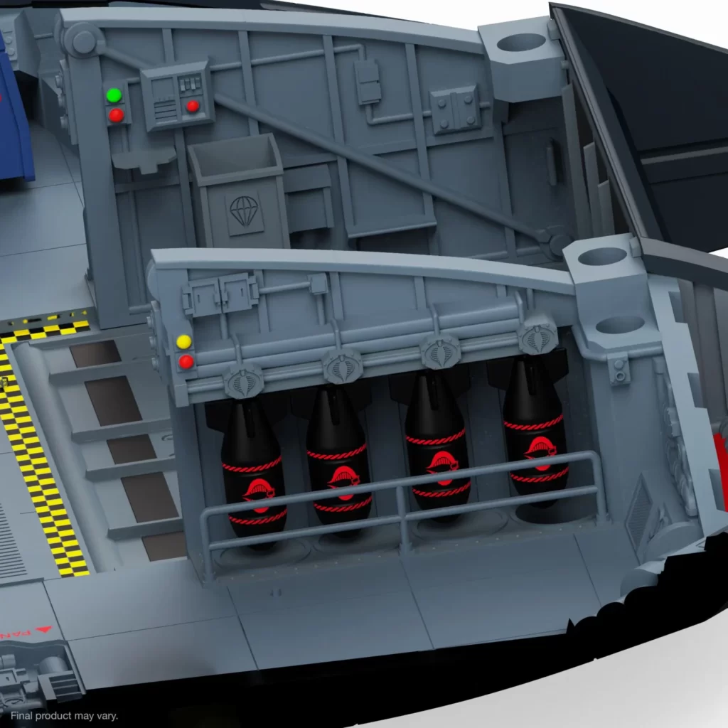 Super 7 Cobra Mothership detailing