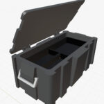 G.I. Joe Foot Locker - Hinged lid