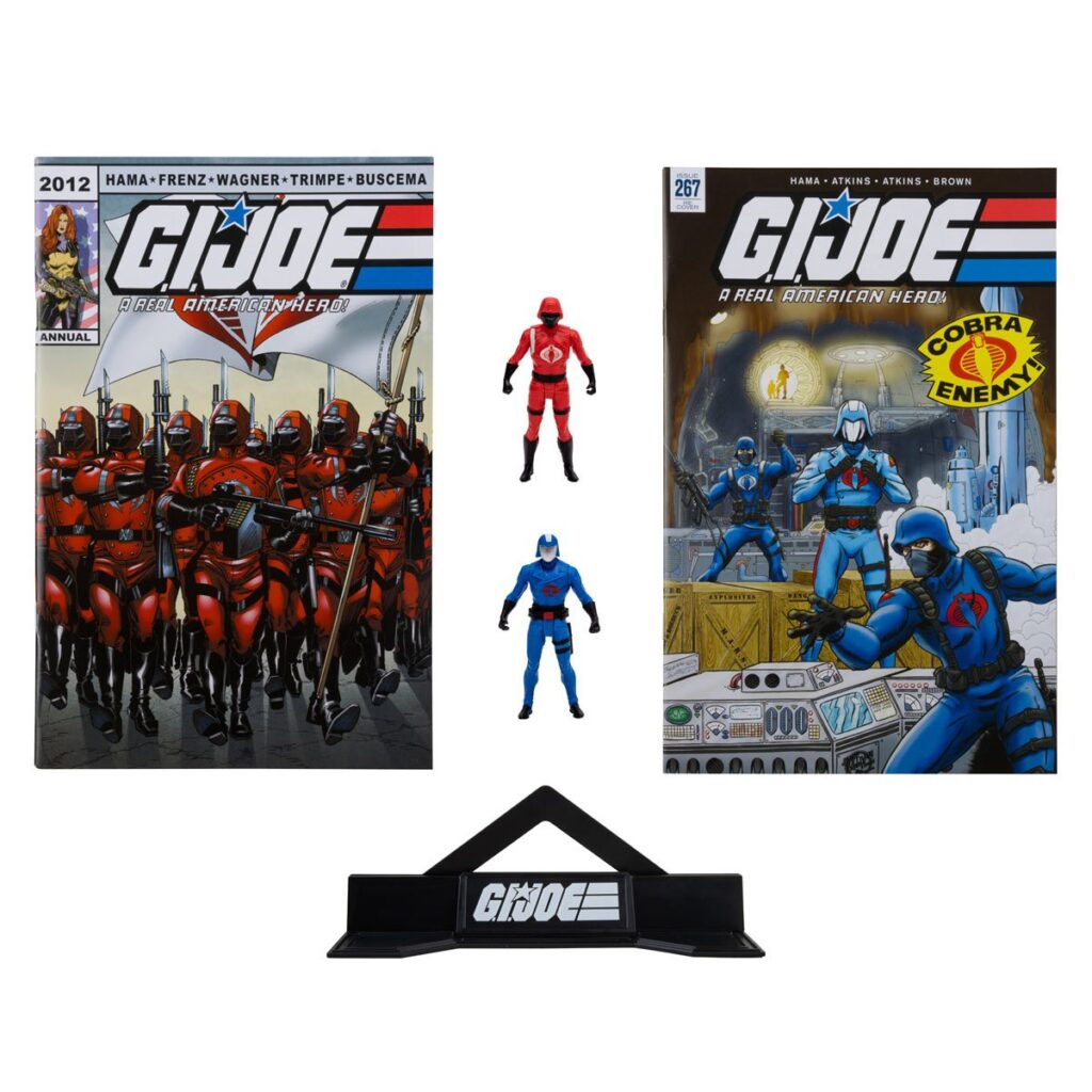 G.I. Joe Page Punchers Cobra Commander and Crimson Guard