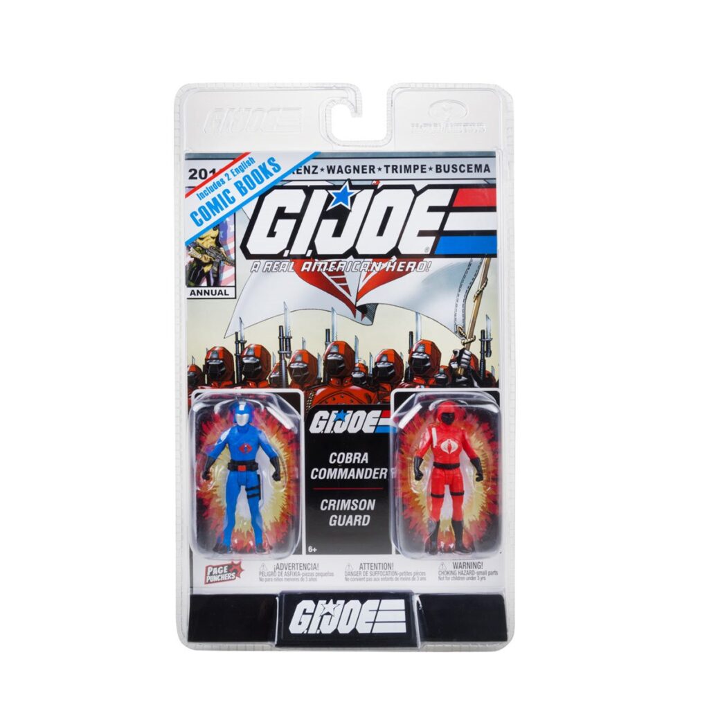 G.I. Joe Page Punchers Cobra Commander and Crimson Guard