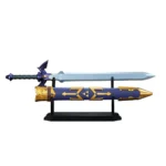 Zelda Master Sword Hilt and blade in commemorative stand
