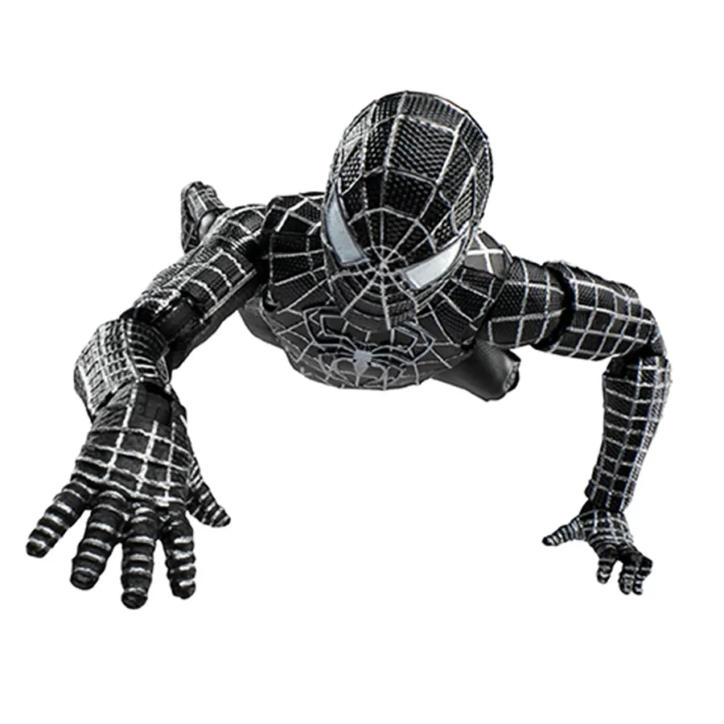 Black Suit Spider-man web crawling